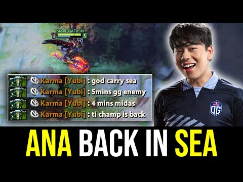ANA back in SEA - Back to GRIND again! DOTA 2