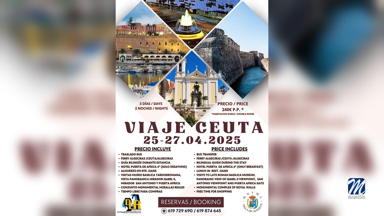 Viaje a Ceuta organizado por la delegación de Extranjeros Residentes