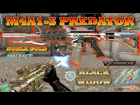 FFA Black Widow M4A1-S Predator Noble Gold GamePlay! CrossFire Philippines!