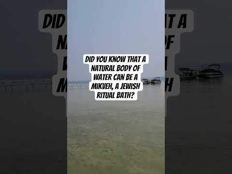 This is Lake Michigan, which can be a mikveh! #mikveh #Judaism #Jewish #Michigan