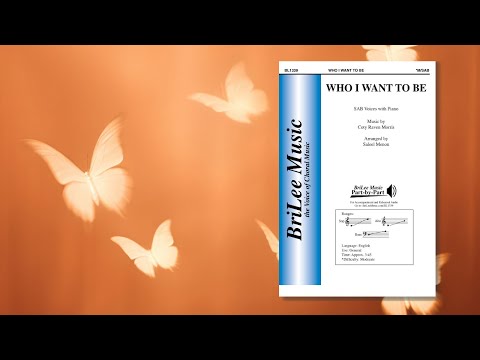 Who I Want To Be (BL1339) by Coty Raven Morris arr. Saleel Menon