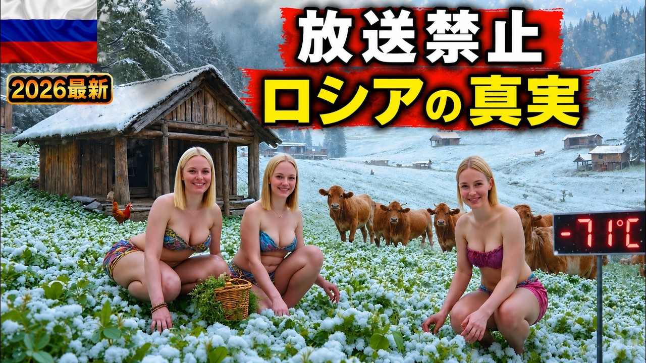 マイナス71度の狂気…男が消える極寒の地で「世界一美しいロシア人女性」はどう生き延びているのか？