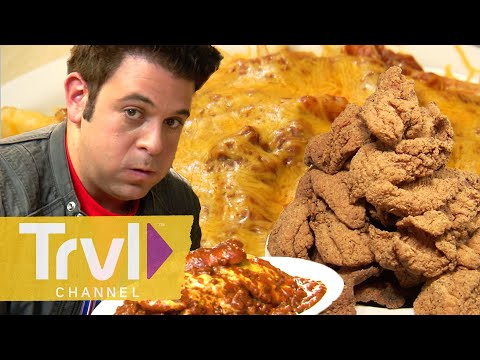 Adam vs. the MOST INSANE Fried Food Challenges | Man v. Food | Travel Channel