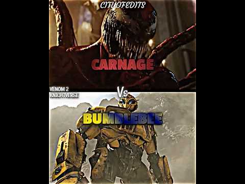 Carnage vs Bumblebee #wisedit #wis #vsedit #vsbattle #carnage #bumblebee #transformers #debate