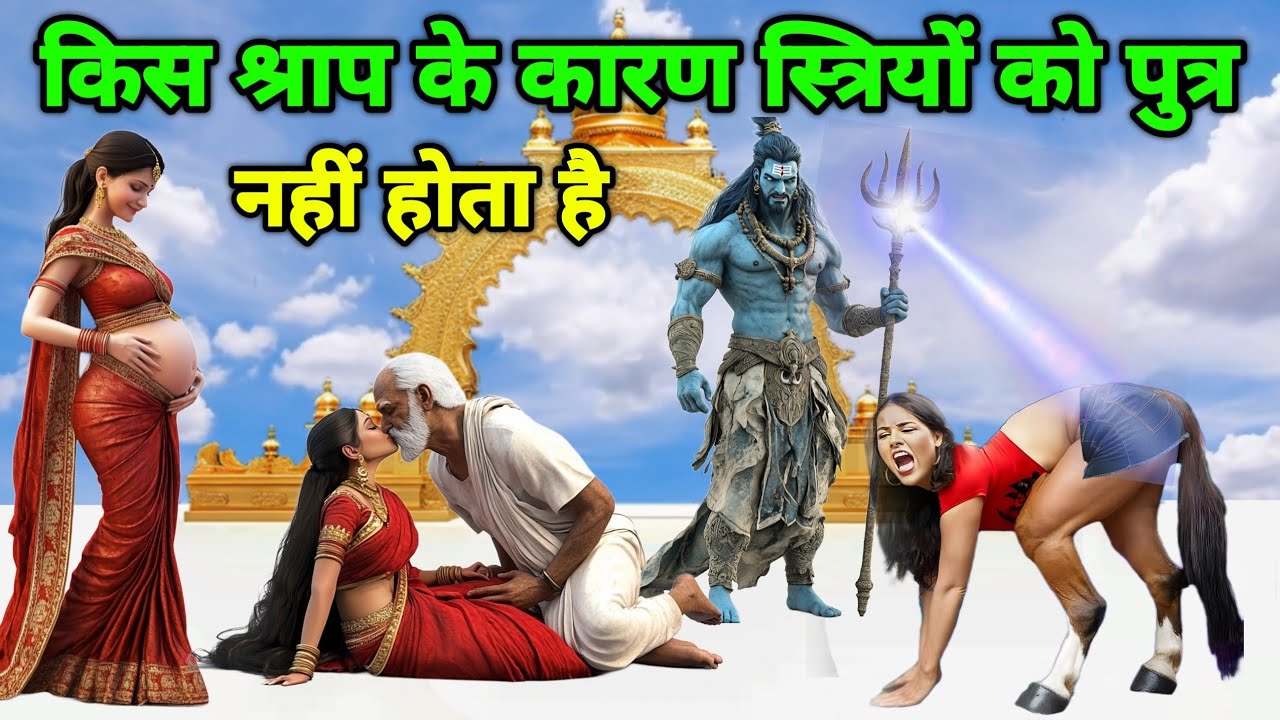 किस श्राप के कारण स्त्रियों को पुत्र नहीं होता है | भगवान शिव की कथा