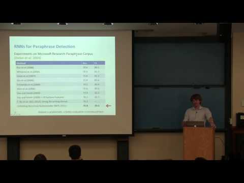 CS224D Lecture 10 - Lectures from 2015 - Advanced Recursive Neural Networks