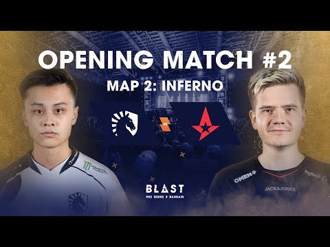 BLAST Pro Series Global Final Bahrain - Opening Match 2 - Team Liquid vs Astralis Map 2 (Inferno)