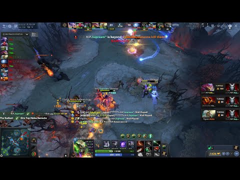 NIP Supream QoP DOUBLE RAMPAGE in Game 1 NIP vs Vikin.gg OMEGA League: Europe Immortal Division