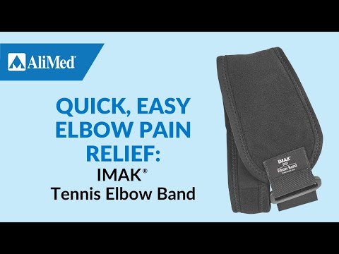 Quick, easy elbow pain relief: IMAK® Tennis Elbow Band