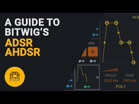 More control with the ADSR and AHDSR modulators on Bitwig