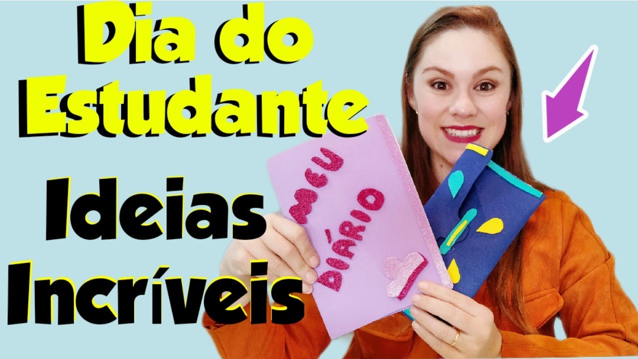 DIY || IDEIAS DE LEMBRANCINHAS ESCOLARES USANDO EVA | Dia do Estudante