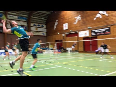 Badminton "Le Credit Sportif VELO 1" - "DKC BC 1" (27-01-2018)
