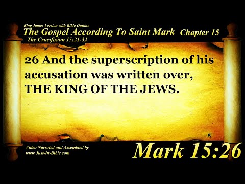 Gospel of Mark Chapter 15 - Bible Book #41 - The Holy Bible KJV HD Audio-Text Read Along