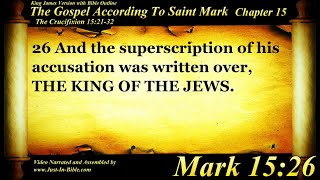 The Gospel of Mark Chapter 15 - Bible Book 41 - The Holy Bible KJV in HD 4K Audio Text