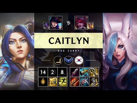 Caitlyn ADC vs Xayah - KR Diamond Patch 25.05