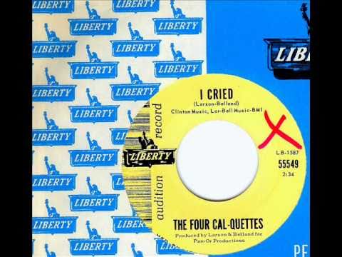 Four Cal-Quettes - I CRIED  (Gold Star Studio)  (1963)