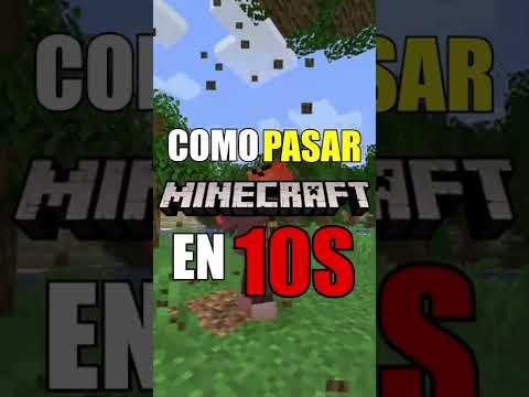 Como Pasar Minecraft en 10 Segundos