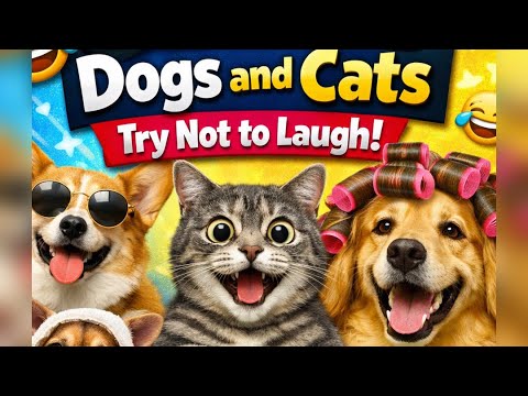 FUNNIEST TikTok Dogs and Cats - Try not to laugh 