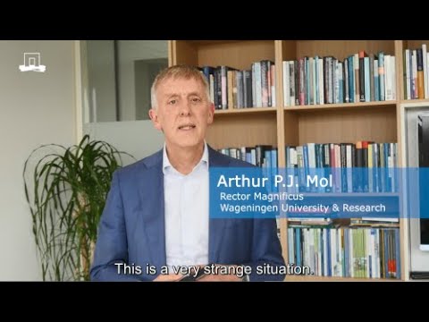 Rector Magnificus Arthur Mol wishes WUR students the best in Corona crisis.