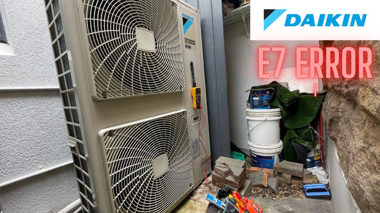 Diagnosing Daikin E7 Error (EP 1)