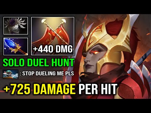 WTF Instant Duel Victory Super Offlane LC +725 DMG Per Hit with First Item Blade Mail Dota 2