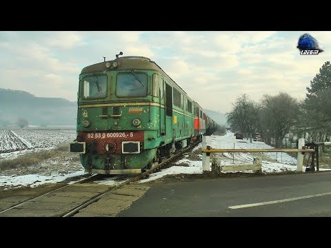 LDE2100 60-0926-5 & 60-0970-3 & Marfar CFR MARFĂ Freight Train in Nușfalău - 11 January 2020
