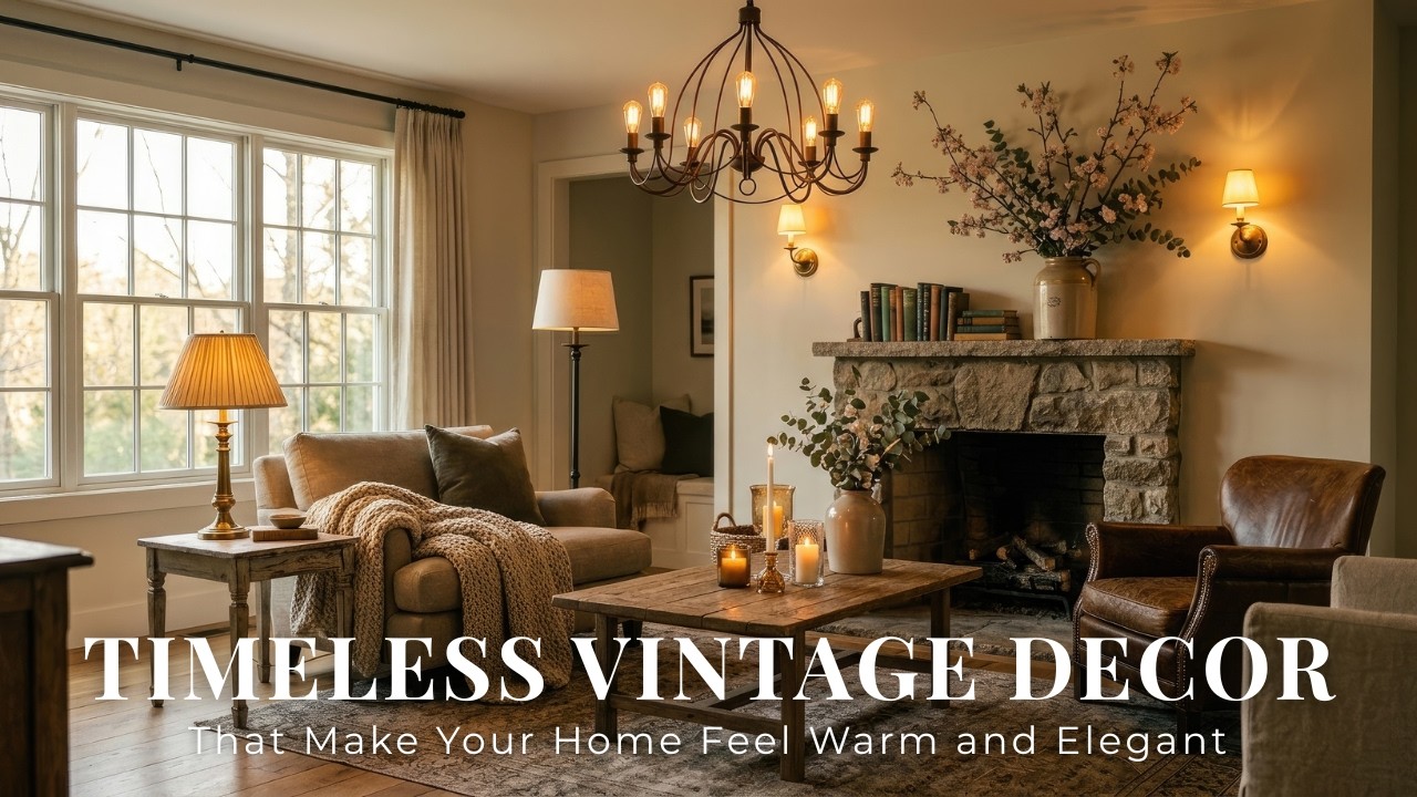Timeless Vintage Decor Ideas That Make Your Home Feel Warm and Elegant