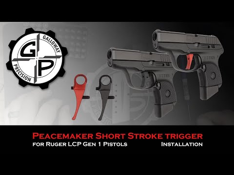 Peacemaker Trigger Installation for the Ruger LCP Pistol from Galloway Precision