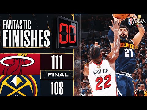 MUST SEE ENDING! Final 2:40 #1 Nuggets vs #8 Heat - Game 2!| #NBAFinals presented by YouTube TV