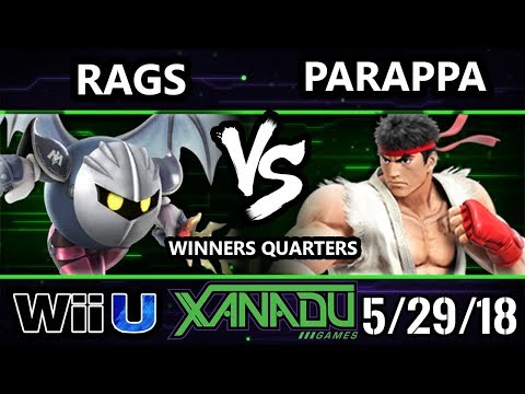 S@X 252 Smash 4 - Rags (Metaknight) Vs. Parappa (Ryu, Bowser Jr) - Wii U Winners Quarters