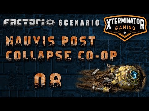 Factorio Nauvis Post Collapse Scenario EP8 - Signal Tutorial & Military Pack! : Multiplayer Gameplay