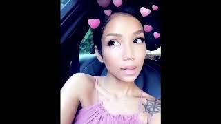 Jhené Aiko singing Psilocybin from her TRIP album on Snapchat