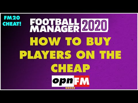 FM 2020 CHEAT! How to buy players for below their value