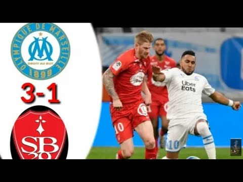 Olympique de Marseille vs Stade Brestois 29 [3-1] All Goals _ Extended Highlights Braissier Goal