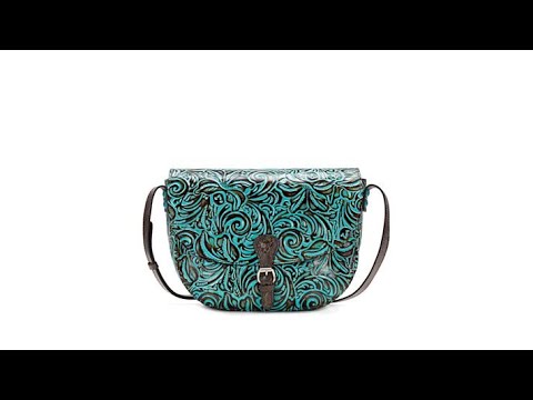 Patricia Nash Rosolini Leather Saddle Bag