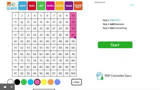 Interactive Hundreds Chart | Toy Theater