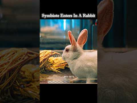 A Symbiote Entered 😱 In Rabbit 🐇#shorts #venom #symbiote