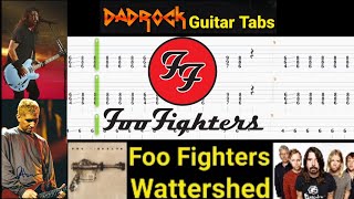 Wattershed - Foo Fighters - Guitar + Bass TABS Lesson