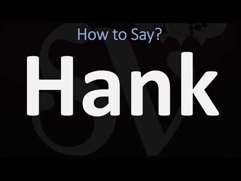 How to Pronounce Hank? (CORRECTLY)
