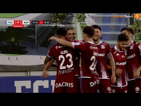 REZUMAT | FCU Craiova - Rapid 3-5. Festival de goluri în Bănie. Rrahmani, dublă la debut