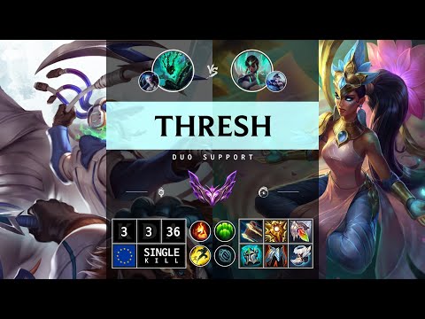 Thresh Support vs Karma - EUW Master Patch 14.12