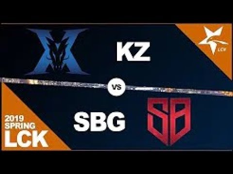 KZ vs SANDBOX Gaming Game 1   LCK 2019 Spring W1D5   KING ZONE DragonX vs SBG G1