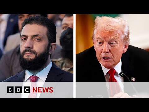 Video | Syrian President Ahmed Sharaa arrives in US for official visit after sanctions lifted | BBC News