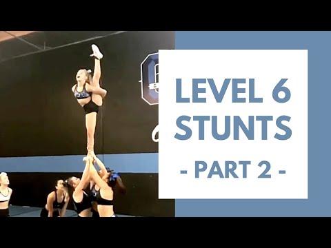 Level 6 cheerleading stunt sequences (part 2)