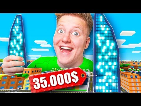 ПОСТРОИЛ *НЕБОСКРЕБ* У СЕБЯ В ГОРОДЕ ROBLOX