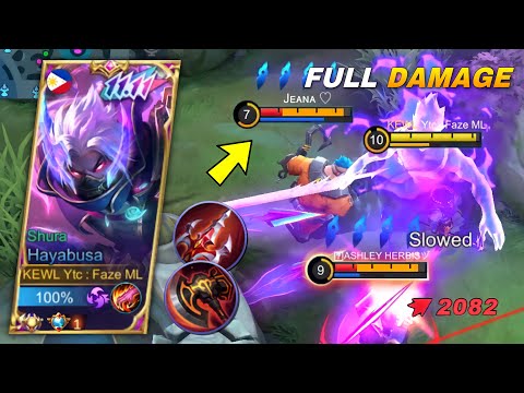 TRY THIS HAYABUSA FULL DAMAGE BUILD - TOP GLOBAL HAYABUSA GAMEPLAY - MLBB