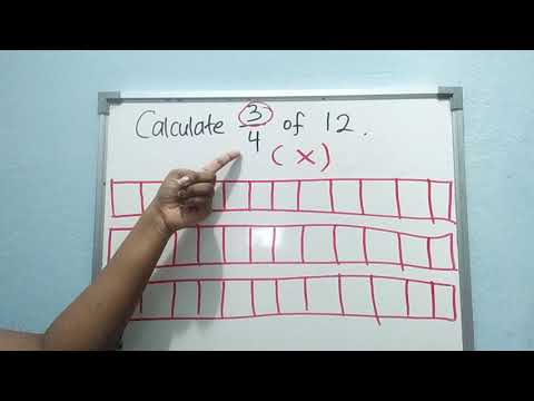 How to Calculate Fractions with More Numerators ?? ( 3/4 of 12)