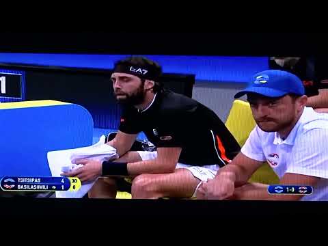 ATP CUP Australia Nikoloz Basilashvili Malore in campo Sydney 5/1/2022