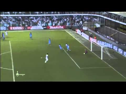 Brilliant back-heel goal GANSO! Santos vs Bolivar