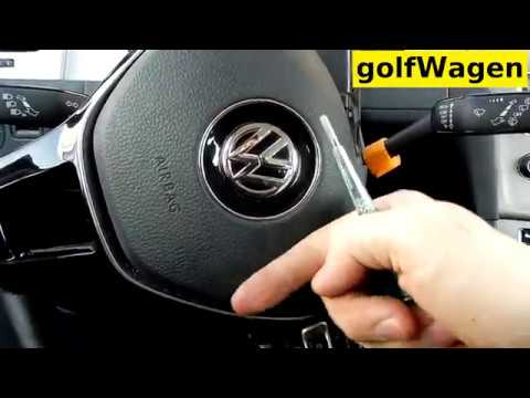 VW Golf 7 steering wheel removal / VW Golf 7 airbag removal